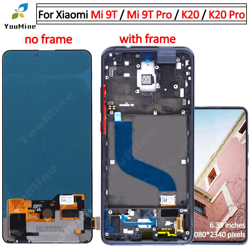Для xiaomi mi 9t pro ЖК дисплей сенсорный экран дигитайзер M1903F10G M1903F11G сборка для Xiaomi Mi 9T