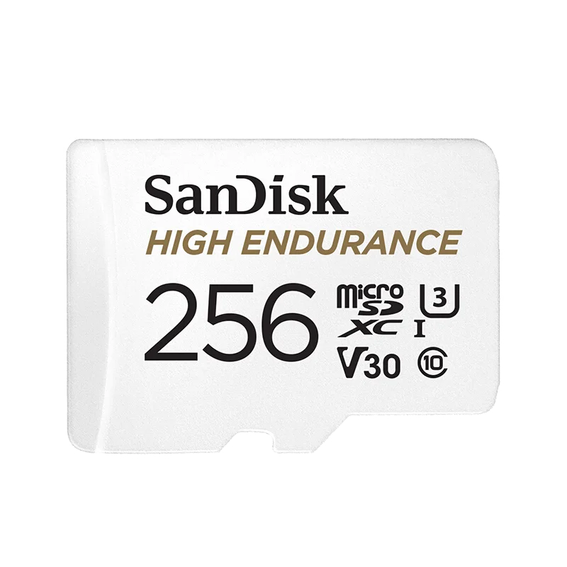 256 ГБ SanDisk высокопрочный видеомонитор 32 Гб 64 Гб 128 ГБ 256 Гб MicroSD карта SDHC/SDXC класс 10 40 МБ/с./с TF карта для видеомониторинга - Емкость: 256 ГБ