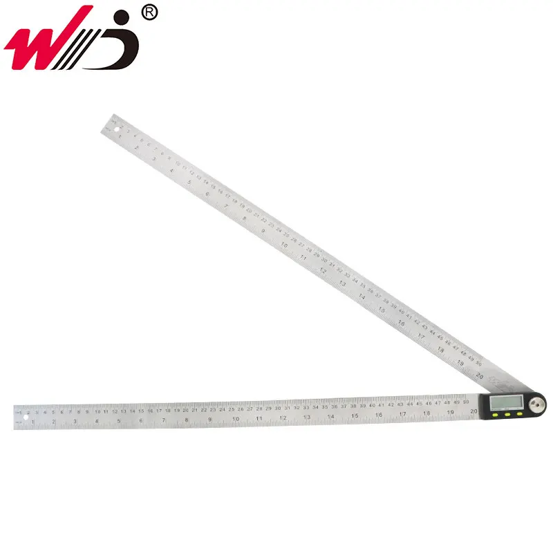 

500mm Digital Angle Rule Stainless Steel Inclinometer Protractor Angle Finder Angle Measurement Gauge Electronic Goniometer Tool