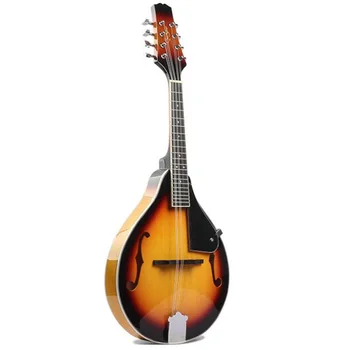 

8-String Basswood Mandolin Musical Instrument with Rosewood Steel String Mandolin Stringed Instrument Adjustable Bridge