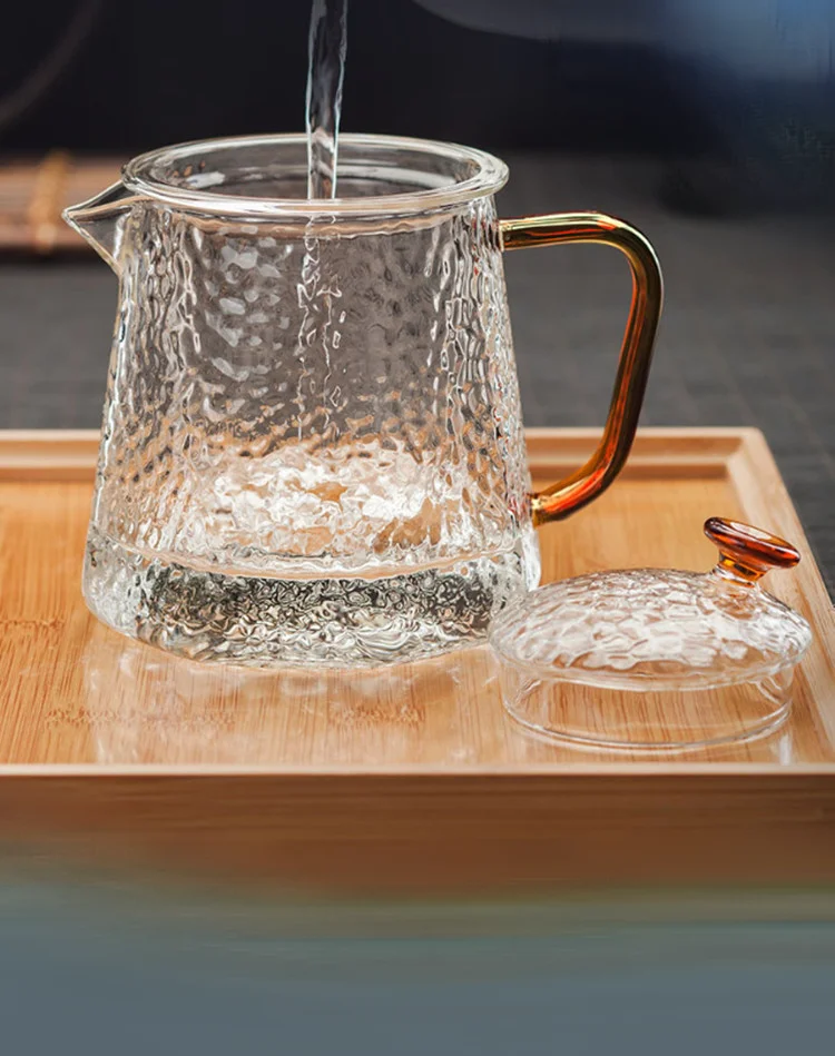 Heat-Resistant Glass Fashion Hot-Selling Teapot Household Teapot Scented Tea Black Tea Kung Fu Tea Set