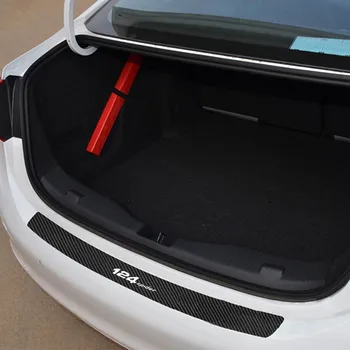 

Car Rear Bumper Protect Sticker For Fiat 124 Spider Anti-Scratch Protection Kicked Striped Stickers Car Accessories