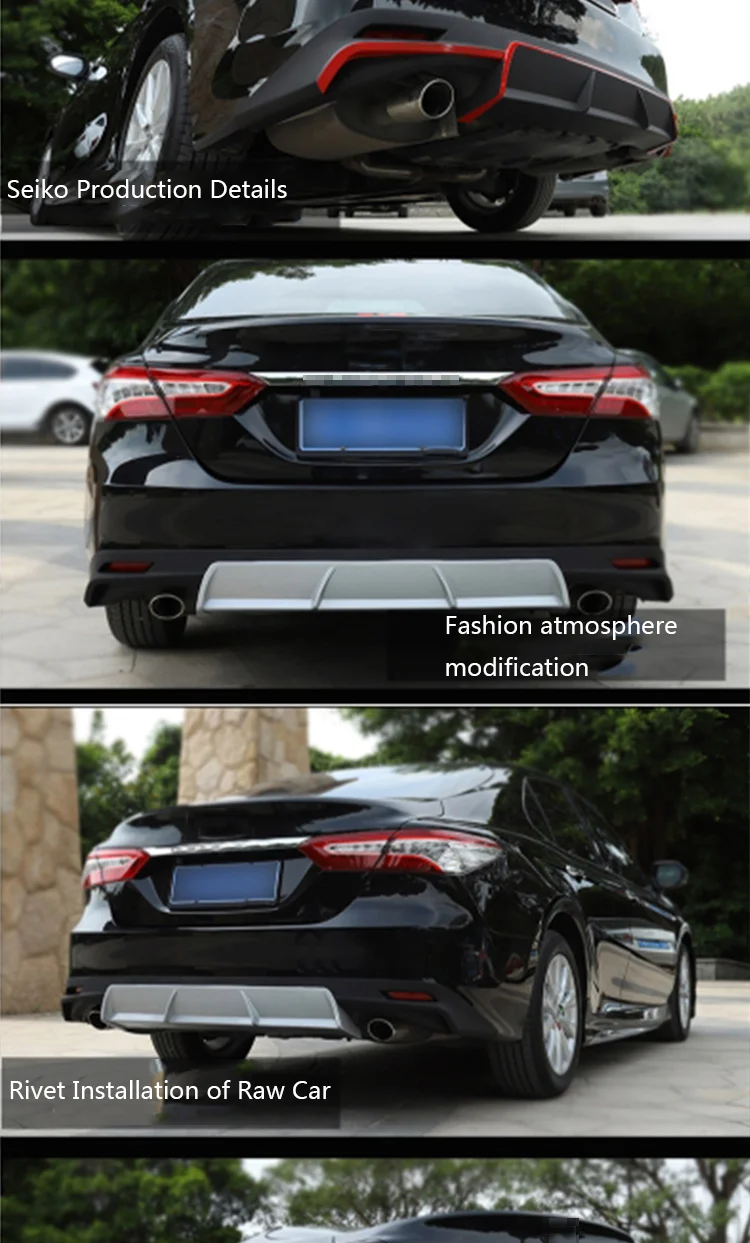 Подходит для Toyota Camry- задняя губка задняя диверсия задняя планка корпус