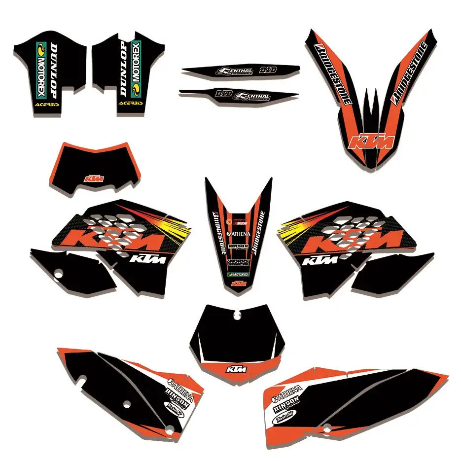 MXGRAPHIC набор графических наклеек, декоративные наборы для KTM EXC EXCF SXF 125 250 300 450 530 2008 2009 2010 2011