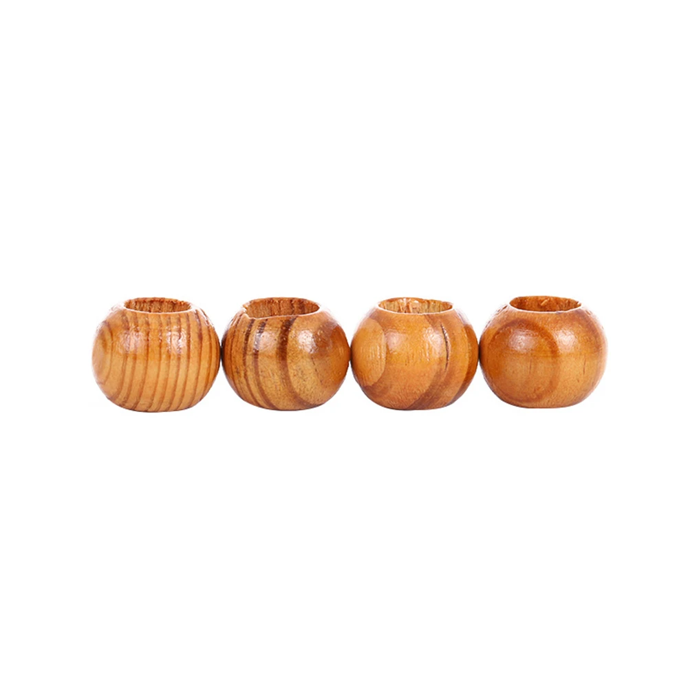 Laudsong 10-40mm Big Hole Natural Wooden Beads Round Ball Loose Spacer  Beads For Jewelry Making DIY Bracelet NecklaceSsupply - AliExpress