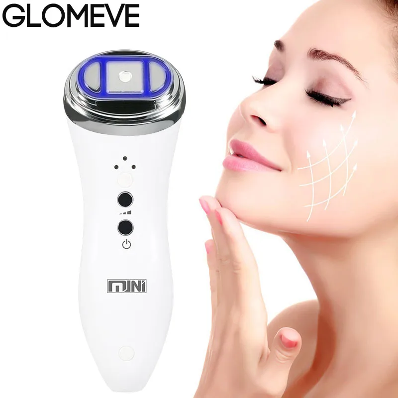 

Mini HIFU Ultrasound Bipolar RF Radio Frequency Facial Rejuvenation Beauty Machine Anti Wrinkle Lifting Face Skin Care Device