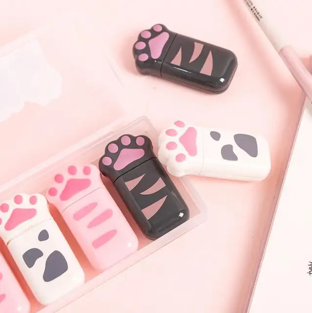 6 Pcs/pack Kawaii Kitty Paw Correction Tapes 2