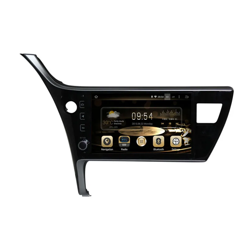 Flash Deal Android 9.0 Octa Core PX6/PX5 Fit Toyota COROLLA 2017-2019 Car DVD Player Navigation GPS Radio 1