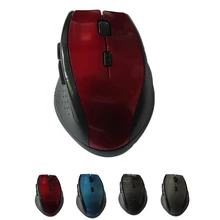 2.4ghz mouse sem fio 6 botões computador óptico ergonômico computador mouse sem fio usb receptor escritório computador portátil ratos