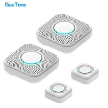 GauTone Wireless Doorbell Remote 100m Range LED Home Intelligent Door Bell Chime 433MHz Smart Doorbell