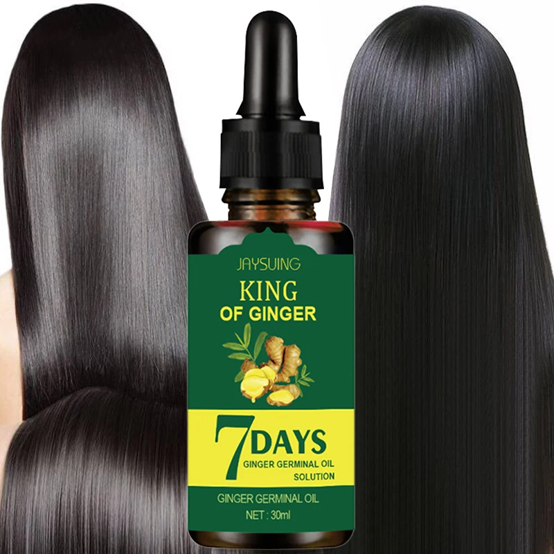 Acondicionador de pelo de jengibre, aceite esencial para el cuidado del cabello, 30ml, aceite esencial de germinación, cuidado del cabello, TSLM1