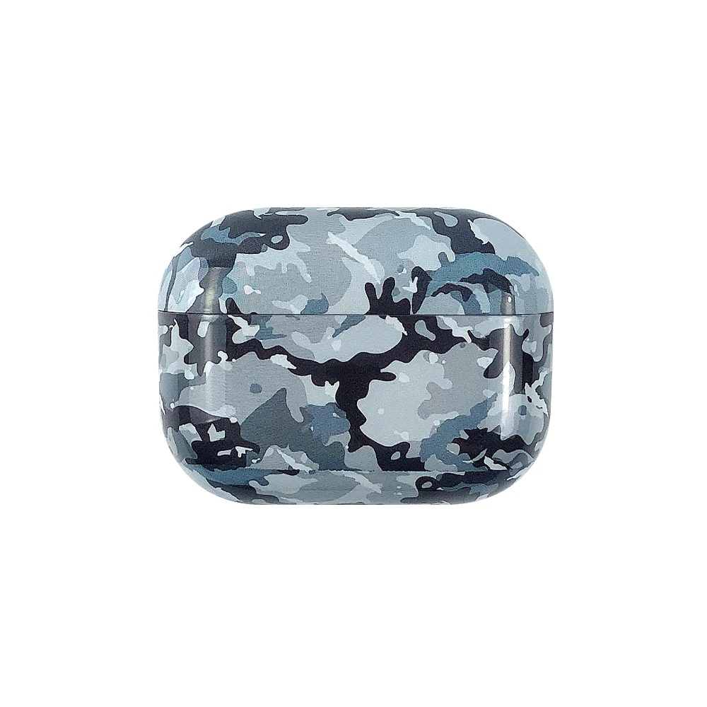 Жесткий пластиковый Чехол для AirPods Pro с красочным масляным принтом, камуфляжный защитный чехол для Air Pods Pro, противоударный чехол - Цвет: 01