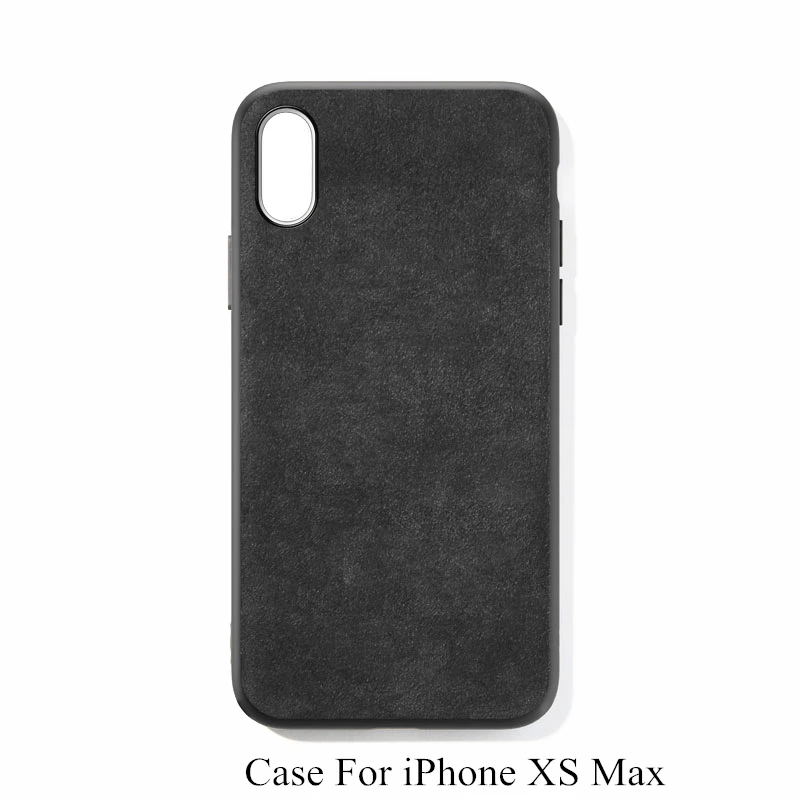 For iPhone XS Max Чехол для iPhone 6, 6s, 7, 8 Plus, X, Xs Max, Итальянская замша, как тканевый чехол, пуховый чехол s, Премиум Защита, для 11 Pro Max, Роскошный чехол - Цвет: For iPhone XS Max