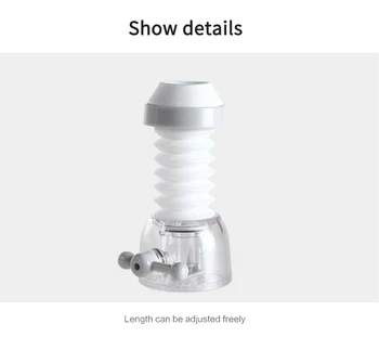 

Portable Shower Head Water Saving 1 Pcs Water-saving Tap Nozzle Faucet Accessories Rotate Kitchen Tools Extended Filter