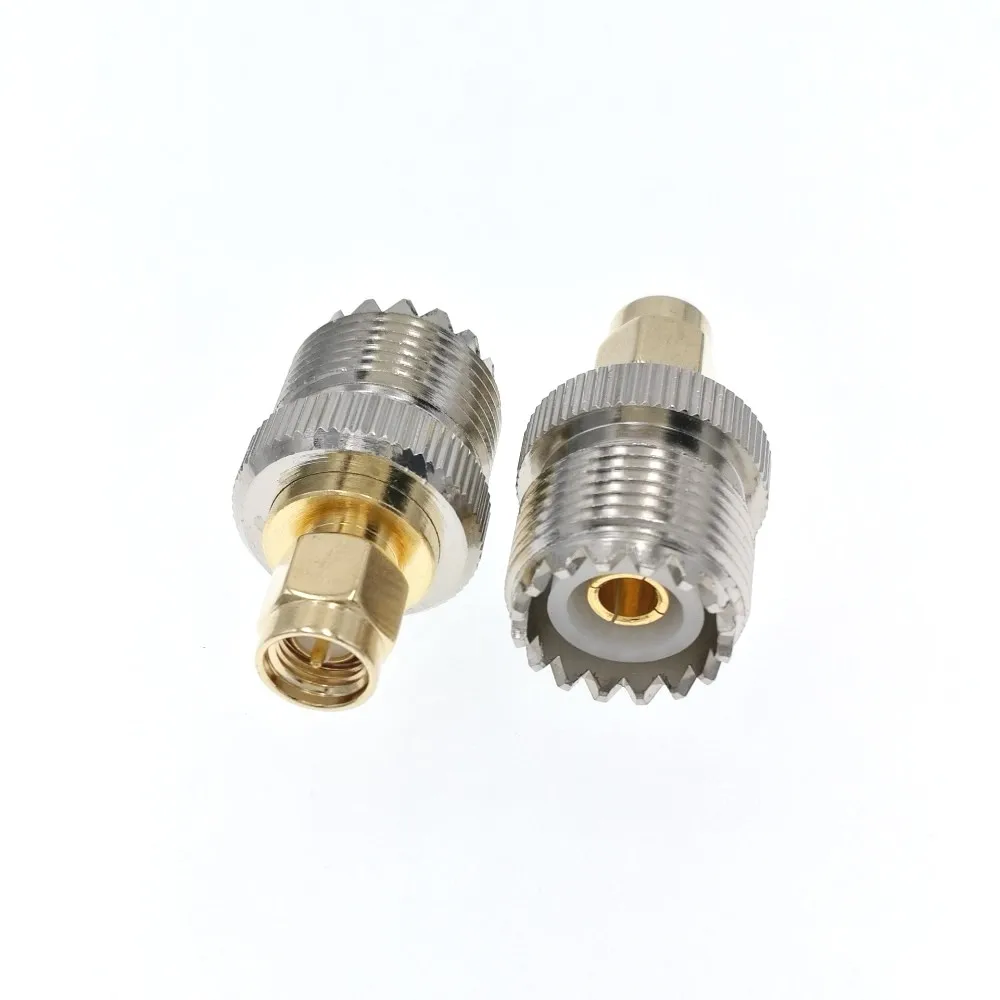 50 шт. UHF Женский SO-239 Jack To SMA штекер RF, адаптер