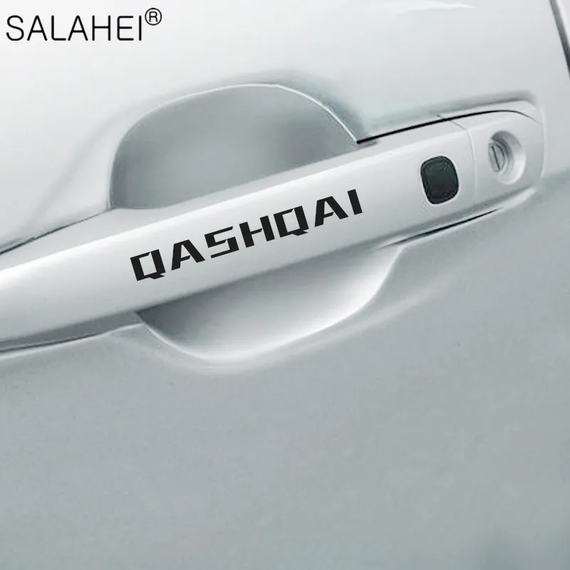 

4x Car Door Handle Stickers for Nissan Qashqai J10 Maxima Murano Pulsar Sentra Tiida Altima Leaf Micra Juke Micra Partol Rogue