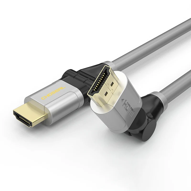 HDMI кабели высокого качества 4K 60Hz вращающийся мультимедийный интерфейс для ТВ монитора проектора