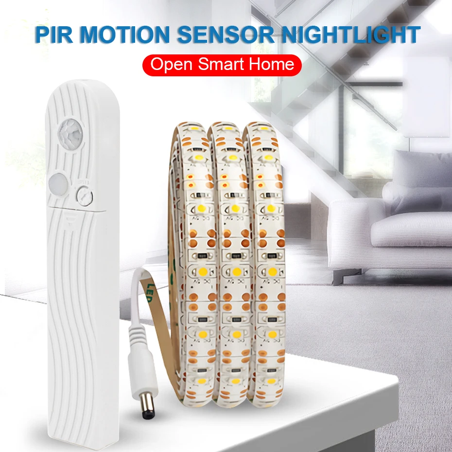 Смарт Включить от движения PIR Сенсор & USB Порты и разъёмы Светодиодные ленты