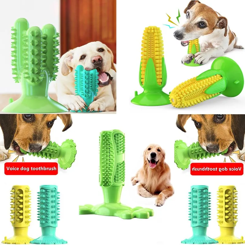 Toy Dog Chew Toys Toothbrush Pet Molar Tooth Cleaning Brushing Stick Doggy Puppy Dental Care Supplies dogs |