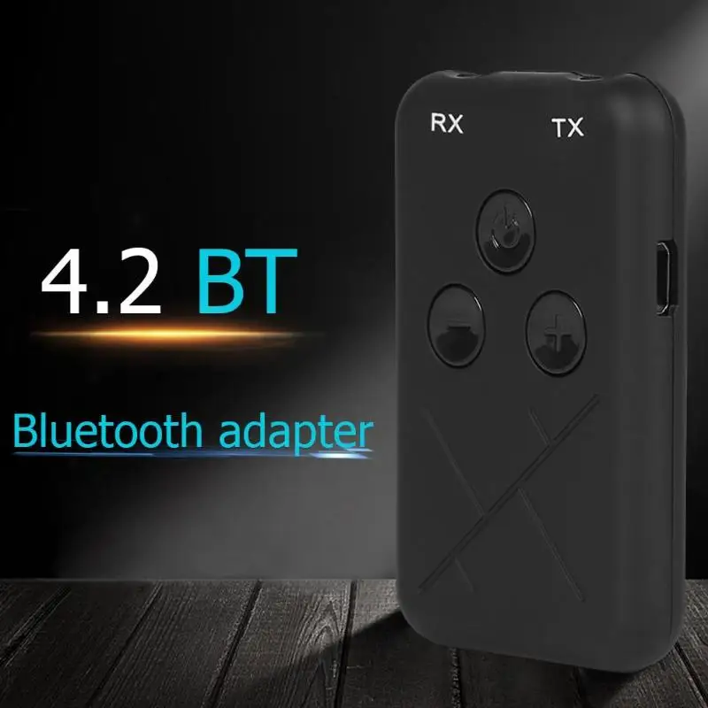Автомобильный bluetooth-адаптер наушники телефон 3,5 мм стерео аудио передатчик приемник воспроизведение пауза переключение мелодии Регулировка громкости