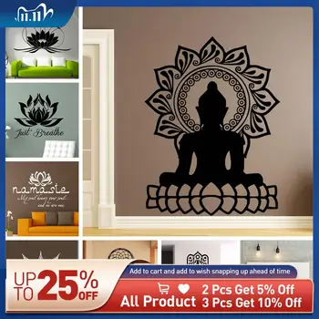 

Creative Buddha Mandala Lotus Self Adhesive Wall Sticker Vinyl Waterproof Wall Decals Home Decoration Accessories Wallpaper
