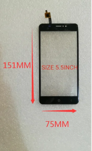 ZGY Touch Screen For BQ BQS 5525 Practic Sensor Front Glass Touchscreen Digitizer Protector Film | Мобильные телефоны и