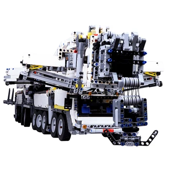 

7692pcs MOC High Level Small Particles Assembly Building Block Crane Model Kit With RC Motor With Motor And Remote Control Toy