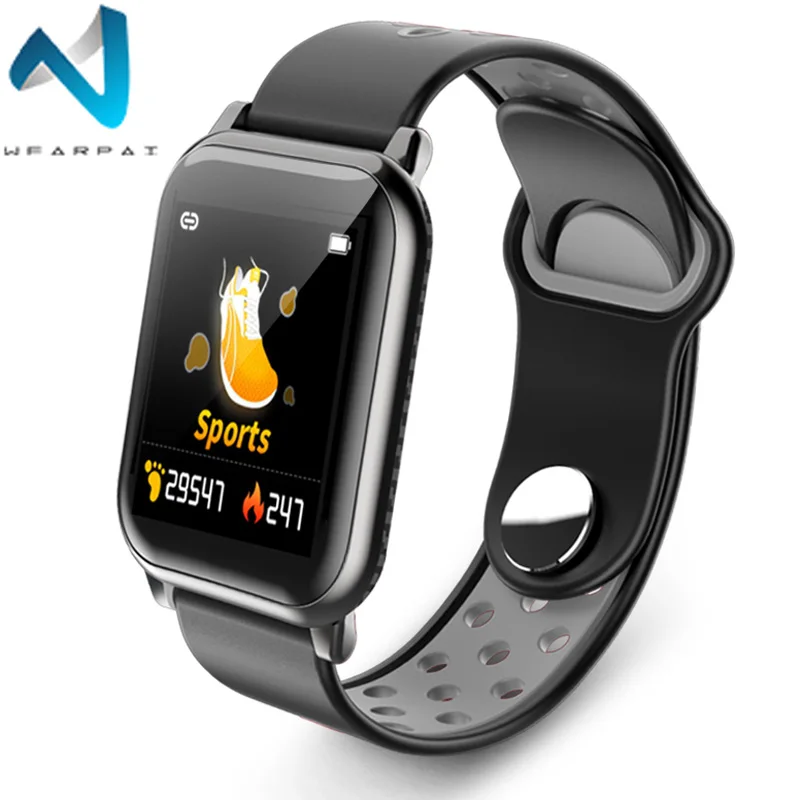 Wearpai KY11 Смарт-часы фитнес-трекер с монитором сердечного ритма IP67 водонепроницаемый шагомер для измерения физической активности спортивный браслет для мужчин