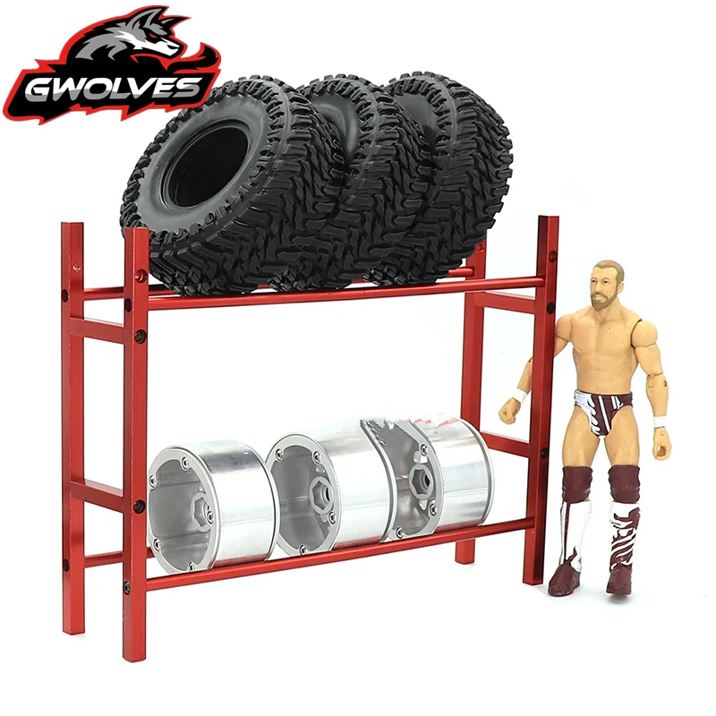 

1/10 12mm nut wheel tire frame display stand storage device for RC hsp hpi d90 scx10 Buggy drift Monster truck Crawler Scale