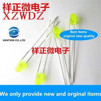 

50pcs 100% orginal new 3MM yellow LED light emitting diode F3 yellow yellow yellow light long foot