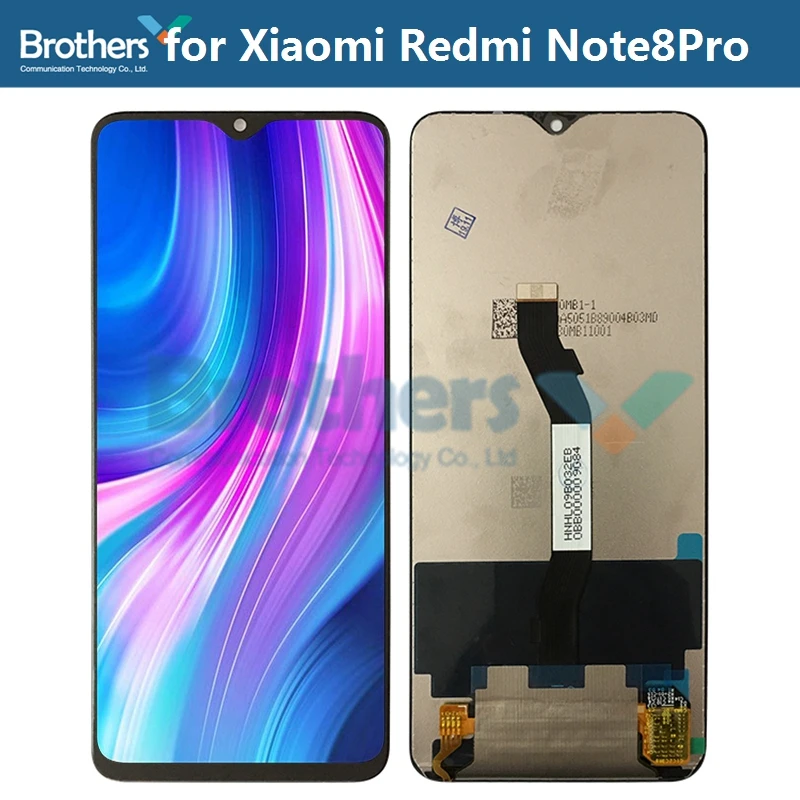 ЖК-экран для Xiaomi Redmi Note 8 Pro Note8Pro ЖК-дисплей 2015105 M1906G7I сенсорный экран дигитайзер