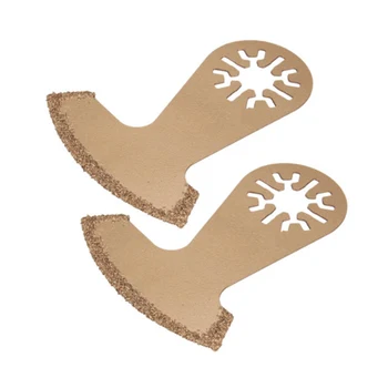 

2 Pcs/Set For Wood Metal Oscillating Multitool Saw Blades For Fein Multimaster