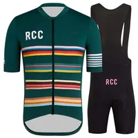 Breathable Cycling Clothing for Men, Short Sleeve, Rcc Jersey Set, Custom Road Bike Training Wear, Maillot Ropa Ciclismo Hombre 2