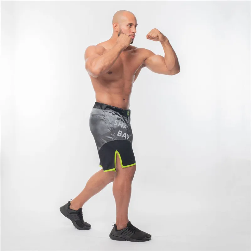 Летние модные мужские пляжные шорты 2019 jogger модные спортивные брюки для фитнеса брендовая мужская спортивная одежда