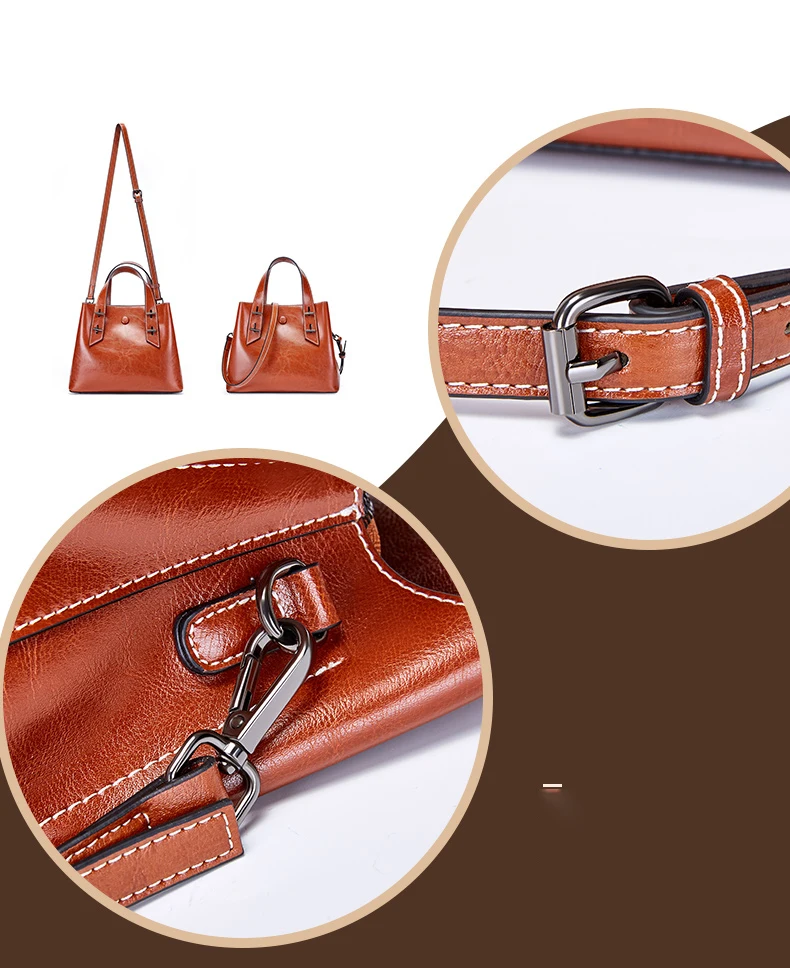 Женские сумки из натуральной кожи, женские сумки через плечо, винтажные сумки через плечо для девушек