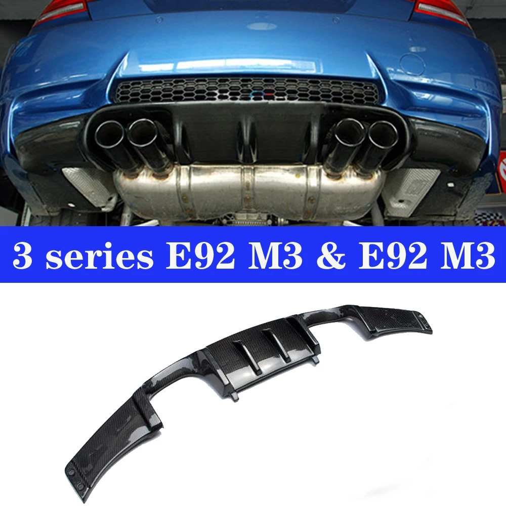 Автомобильный задний бампер диффузор спойлера ДЛЯ BMW E92 E93 M3 2-door 2006-2013 натуральные