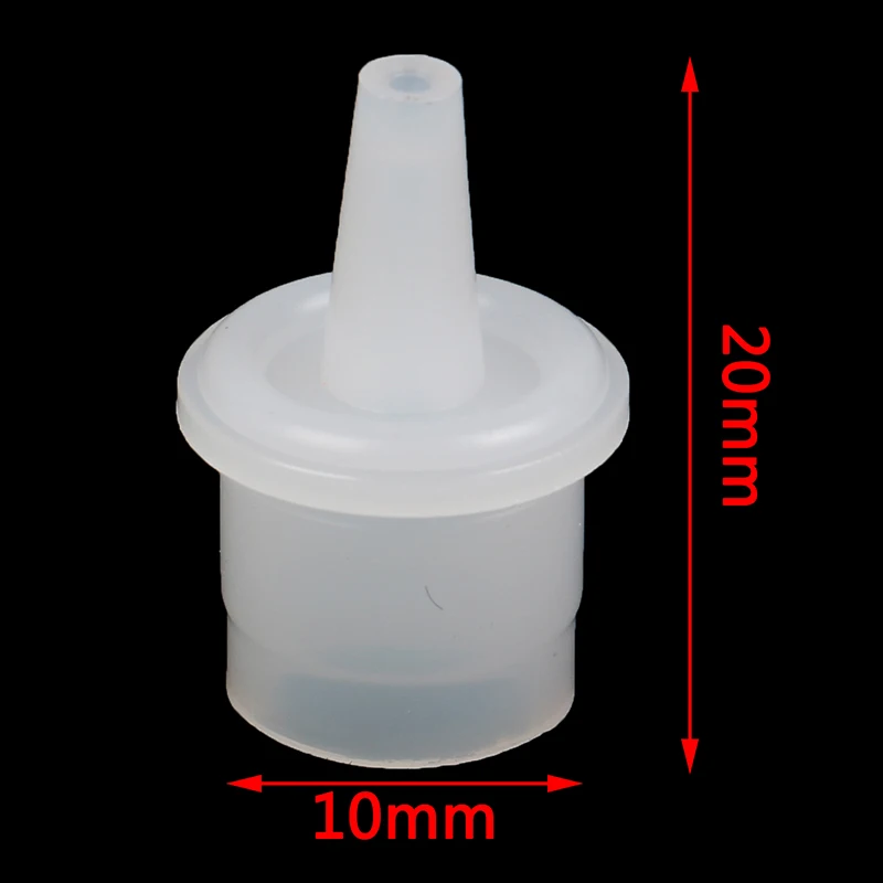 10pcs Universal Eyelash Glue Replacement Bottle Mouth Head Anti-blocking Convenient Extended Glue Usage Eyelash Extension Tool