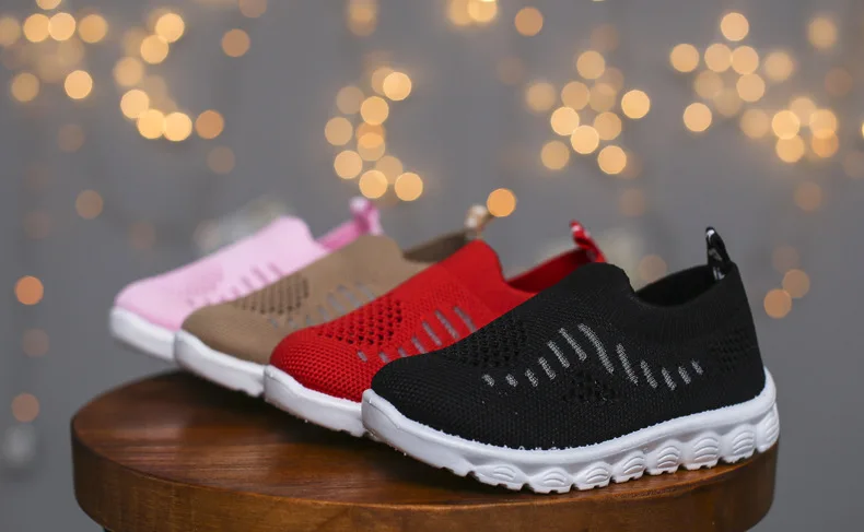 2020 Spring Summer Kids Shoes Childrens Casual Sneakers Air Mesh Cut-outs Breathable Toddlers Boys Girls Sports Shoes Soft New