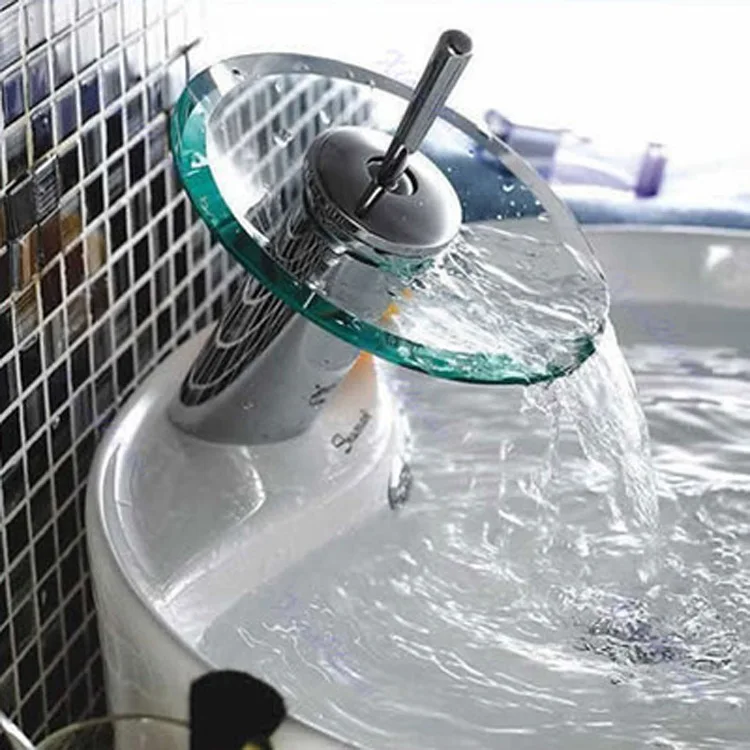 

Benefit Margin Full Copper Cold Hot Water Basin Faucet European Waterfall Noodles Effluent Basin Faucet