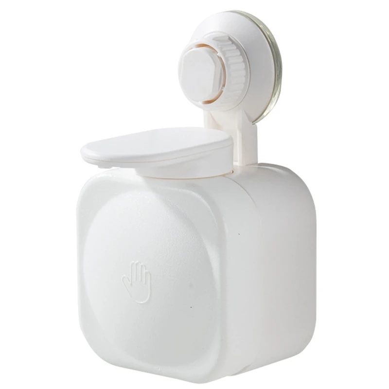 

Vacuum Suction Cup Soap Dispenser Wall-Mounted Punch-Free For Bathroom Kitchen Dish Washing Liquid Hand Lotion And Shampoo Sho
