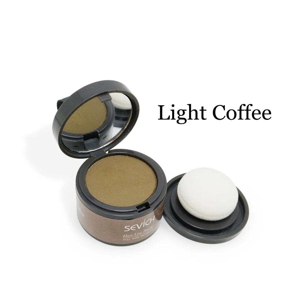 Light Coffee 1 шт. Hairline Shadow пушистая пудра Pang Line Shadow Bald покрытие для волос покрытие для корней волос консилер Hairline ремонт макияж инструменты - Цвет: Light Coffee