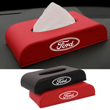 

Car Tissue Box for Ford Logo Focus 2 Fusion Mondeo Mk4 F150 Transit Kuga Fiesta Mustang Explorer Ranger Tissue Holder Decoration