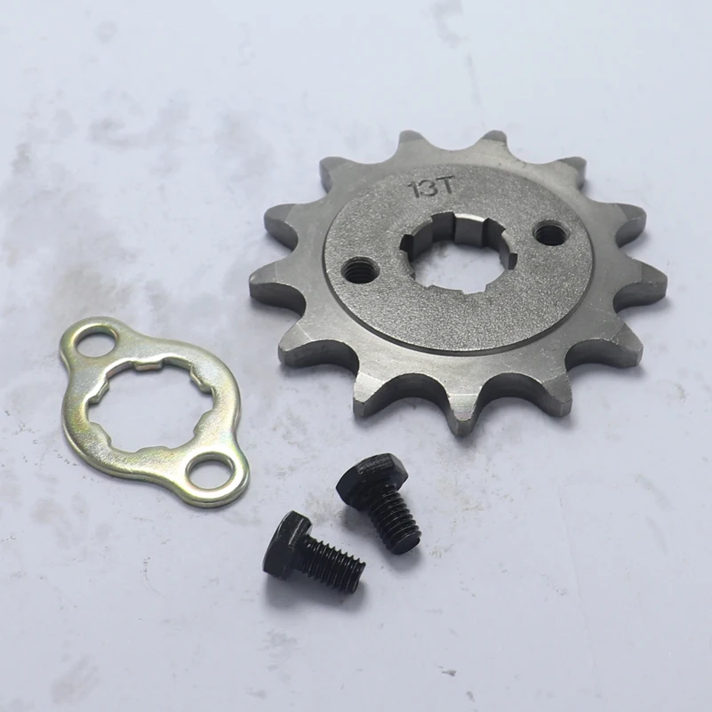 Front Engine 520 20mm 10T 11T 12T 13T 14T 15T Teeth Chain Sprocket With Retainer Plate Locker for Motorcycle Dirt Bike ATV