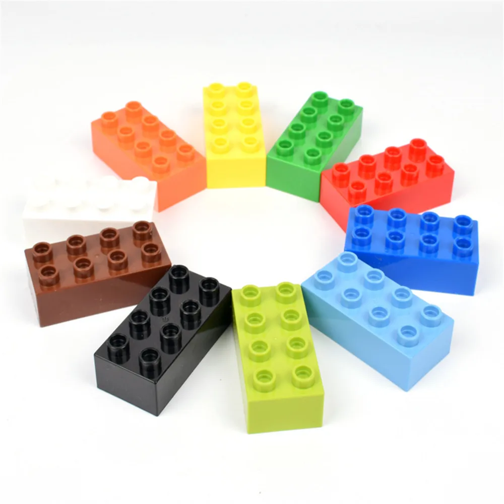 

Nephew Music Large Particles Building Blocks 2X4 Fight Inserted DIY Educational Children Kindergarten Educational Toy Parts Comp