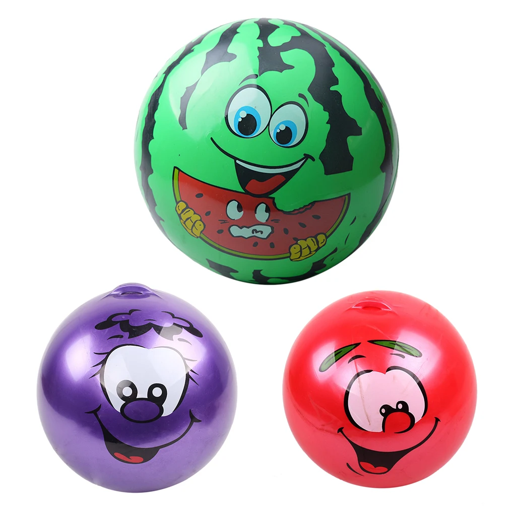 Watermelon Face Children Inflatable Blow-up Ball Beach Pool Toy 8.66