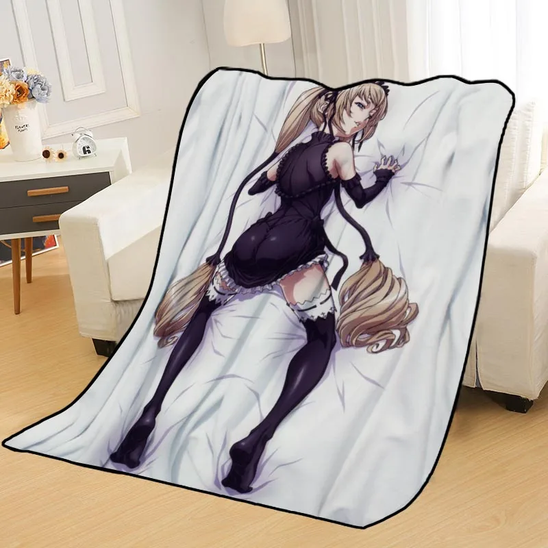 Custom Seikon no Qwaser Blankets for beds throw blanket soft blanket summer blanket anime blanket travel blanket - Цвет: Blanket 14