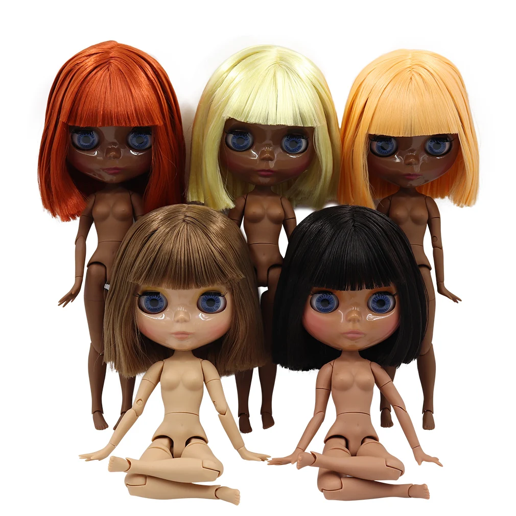 Ледяной DBS blyth кукла жирные волосы короткие 1/6 BJD игрушка 30 см совместное тело