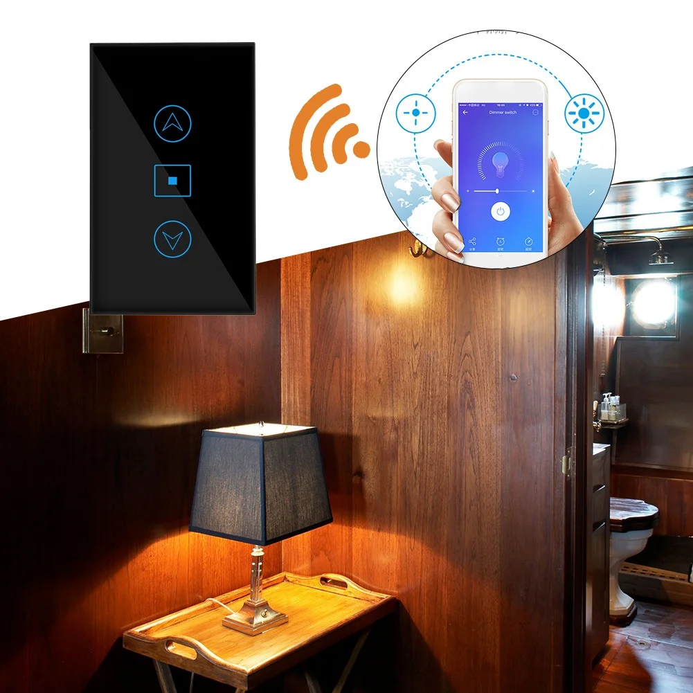 Wi-Fi светильник Диммер Alexa Интеллектуальный Голосовое управление приложение дистанционное управление Интеллектуальный переключатель
