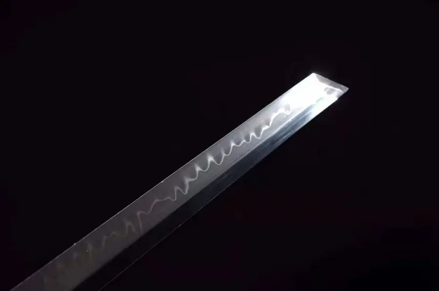 Handmade High Quality Japanese Samurai Sword Sharp HRC65 Clay Tempered Steel Blade Katana Full Tang Can Be Cut Bamboo