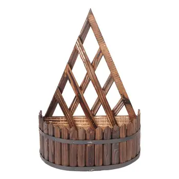 

1pc Flower Pot Plant Pot Macetas Garden Accessories Planter Wooden Decorative Flower Pot Plant Pot For Home Flower Shop